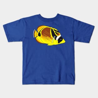 Kikakapu/Raccoon Butterflyfish Kids T-Shirt